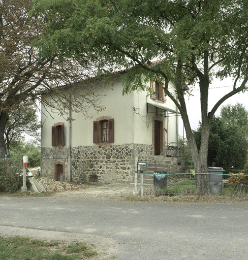 Voie ferrée (gare, maisons de garde-barrière)