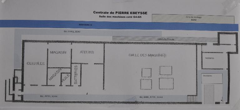 centrale et barrage de Pierre-Eybesse, basse vallée de la Romanche et usine des Clavaux, Compagnie Universelle d'Acétylène et d'Electrométallurgie (CUAEM) puis Pechiney actuellement Ferro Pem