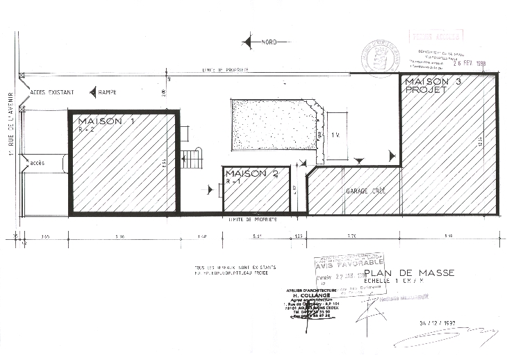 Maison, atelier et blanchisserie, actuellement ensemble de 3 maisons