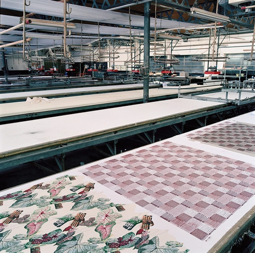 Usine d'impression sur étoffes dit Mermoz ennoblisseur Textile