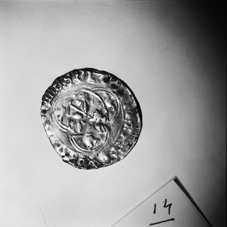 monnaies (6) (blanc, denier), de Pierre II de Bourbon, seigneur de Trévoux