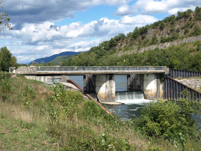 Barrage de Savières, pont de chemin