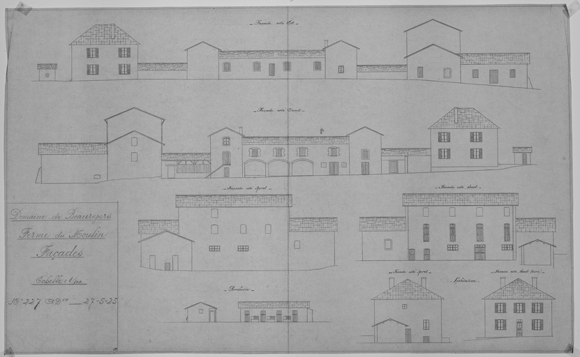 Ferme, moulin puis minoterie Moutot et scierie Gatier