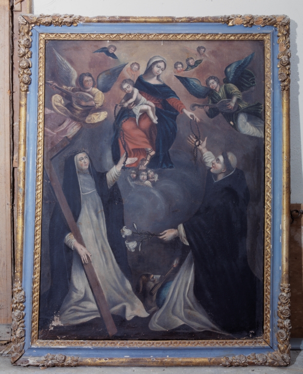 Tableau : l'Institution du Rosaire