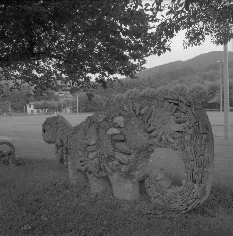 Ensemble des sculptures contemporaines de Sail-sous-Couzan