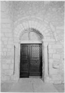 porte, portail roman