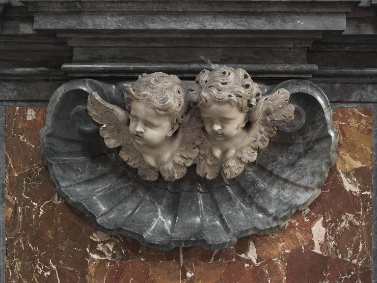 Ensemble de quatre statues (rondes-bosses) : Saint Ignace de Loyola, Saint François Borgia, Saint Louis de Gonzague, Saint François Régis