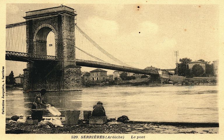 Pont routier de Serrières (détruit)