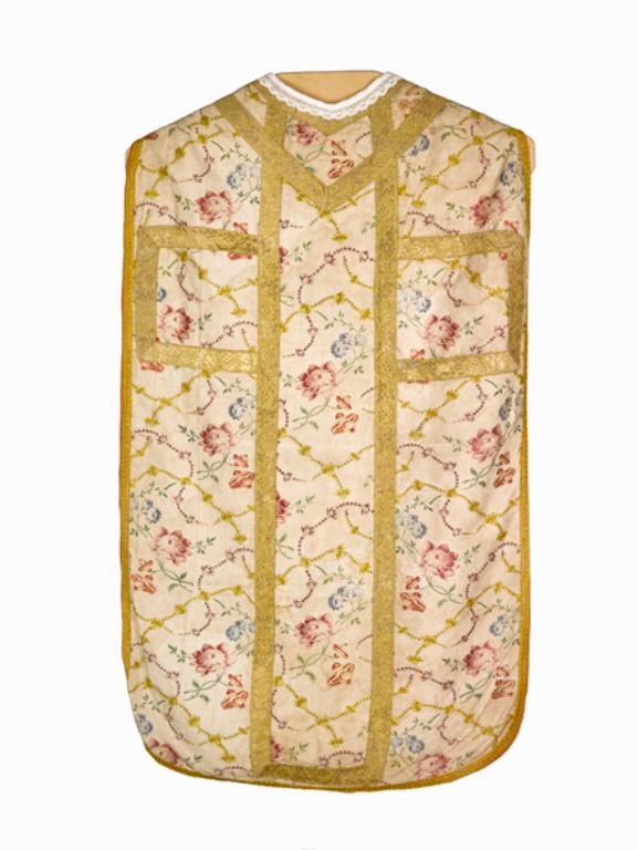 chasuble, étole : ornement blanc n°2