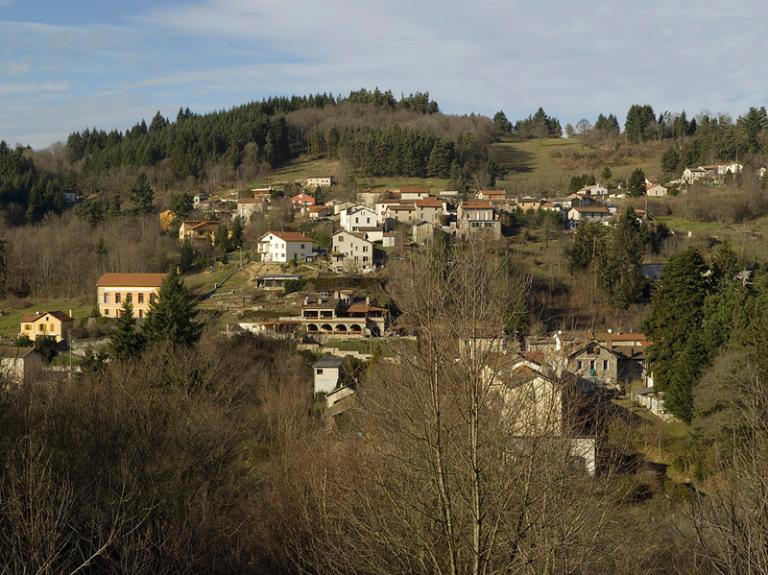 Pentes de la commune de Thiers