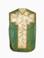 chasuble, étole, manipule : ornement vert n°5