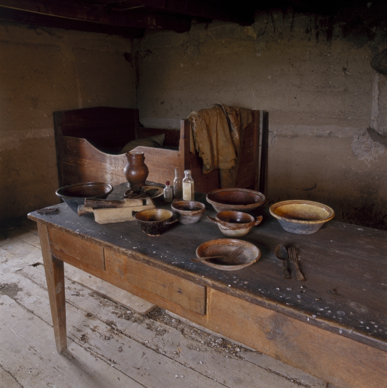 Le mobilier d'une loge de vigne