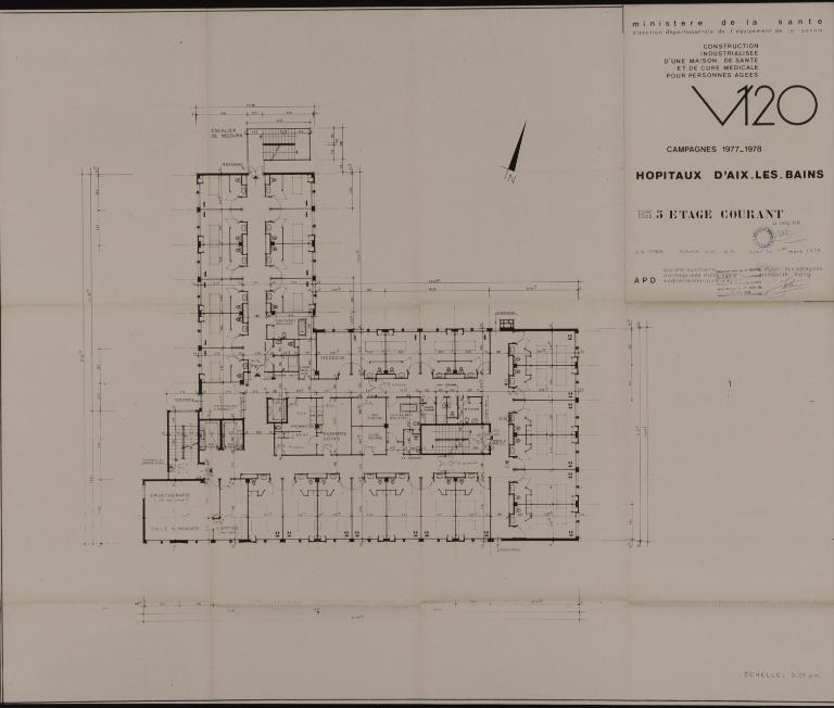 Maison de retraite, dite pavillon V 120 puis pavillon Françon