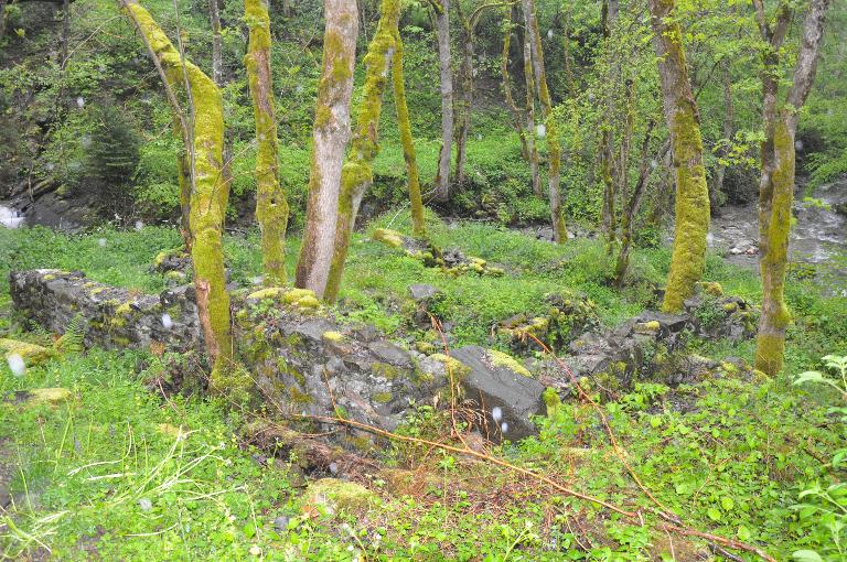 Foulon et martinet Tressat puis moulin à farine Planche actuellement vestiges