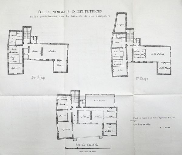 École normale d'institutrices, puis institut de formation des maîtres, actuellement collège