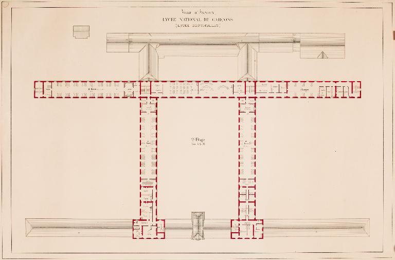 Lycée de garçons, actuellement Lycée Claude-Louis-Berthollet