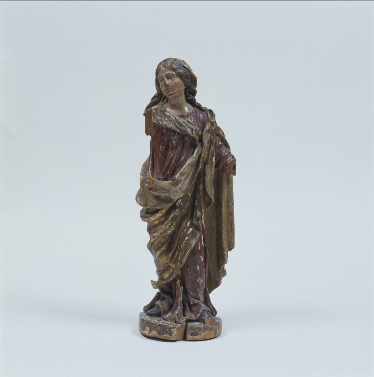 Statue (statuette) : sainte non identifiée
