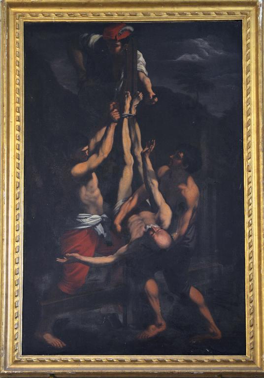 Tableau : Crucifiement de saint Pierre