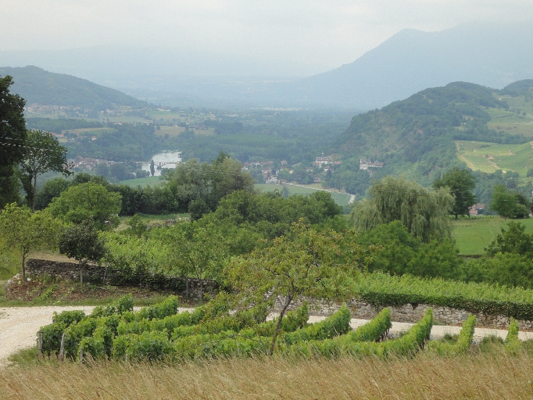 Paysage du bassin-versant du Rhône