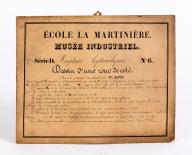 Les collections pédagogiques, scientifiques et techniques du lycée La Martinière, site des Augustins
