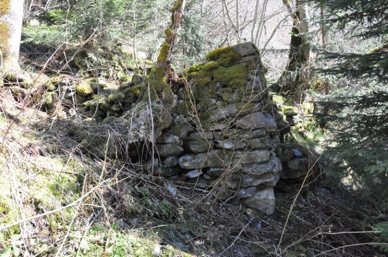 Moulin à farine et pressoir Gontier-Frézat puis moulin et scierie Charles dits moulins de la Léchère actuellement vestiges