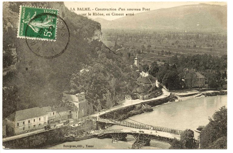 Pont de La Balme (détruit) ; culée (vestiges)