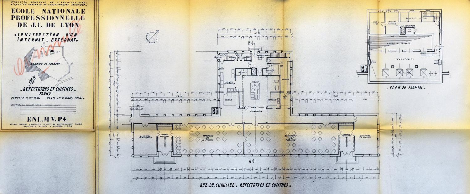 Ecole nationale professionnelle de jeunes filles La Martinière, site de La Duchère, actuellement lycée d’enseignement général et technologique La Martinière-Duchère