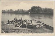 Bac à traille de Rillieux (disparu) ; pile (vestiges)