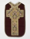 Ornement rouge : chasuble, étole
