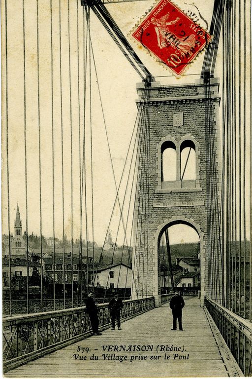 Pont routier de Vernaison (détruit)