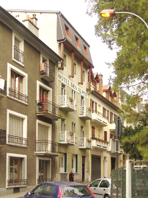 Hôtel de voyageurs, hôtel des Alpes