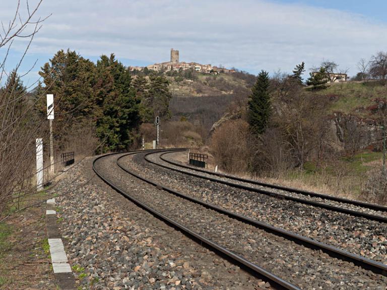 Ligne Clermont-Ferrand - Chapeauroux - (Nîmes)