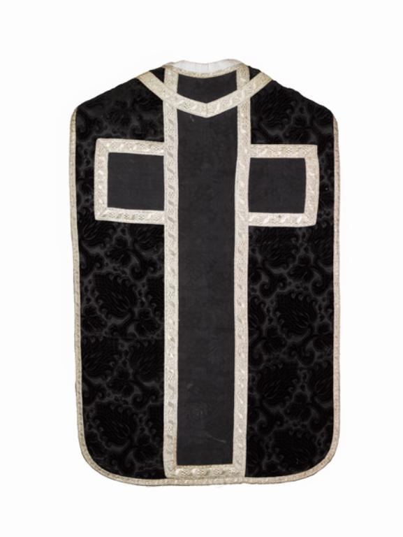 chasuble, étole, manipule : ornement noir