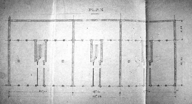 Ensemble de trois immeubles 87 - 91 cours Gambetta