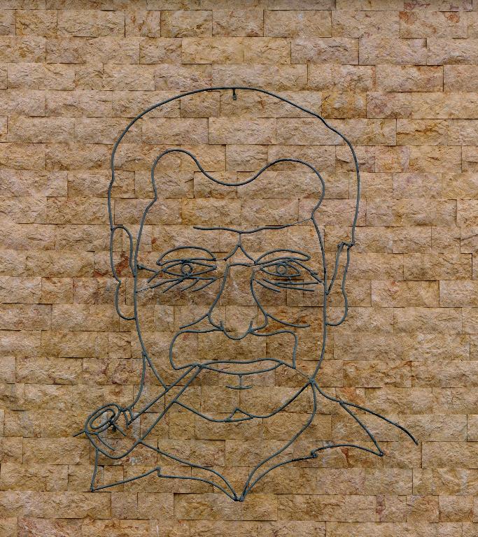 Sculpture : Portrait de Georges Brassens