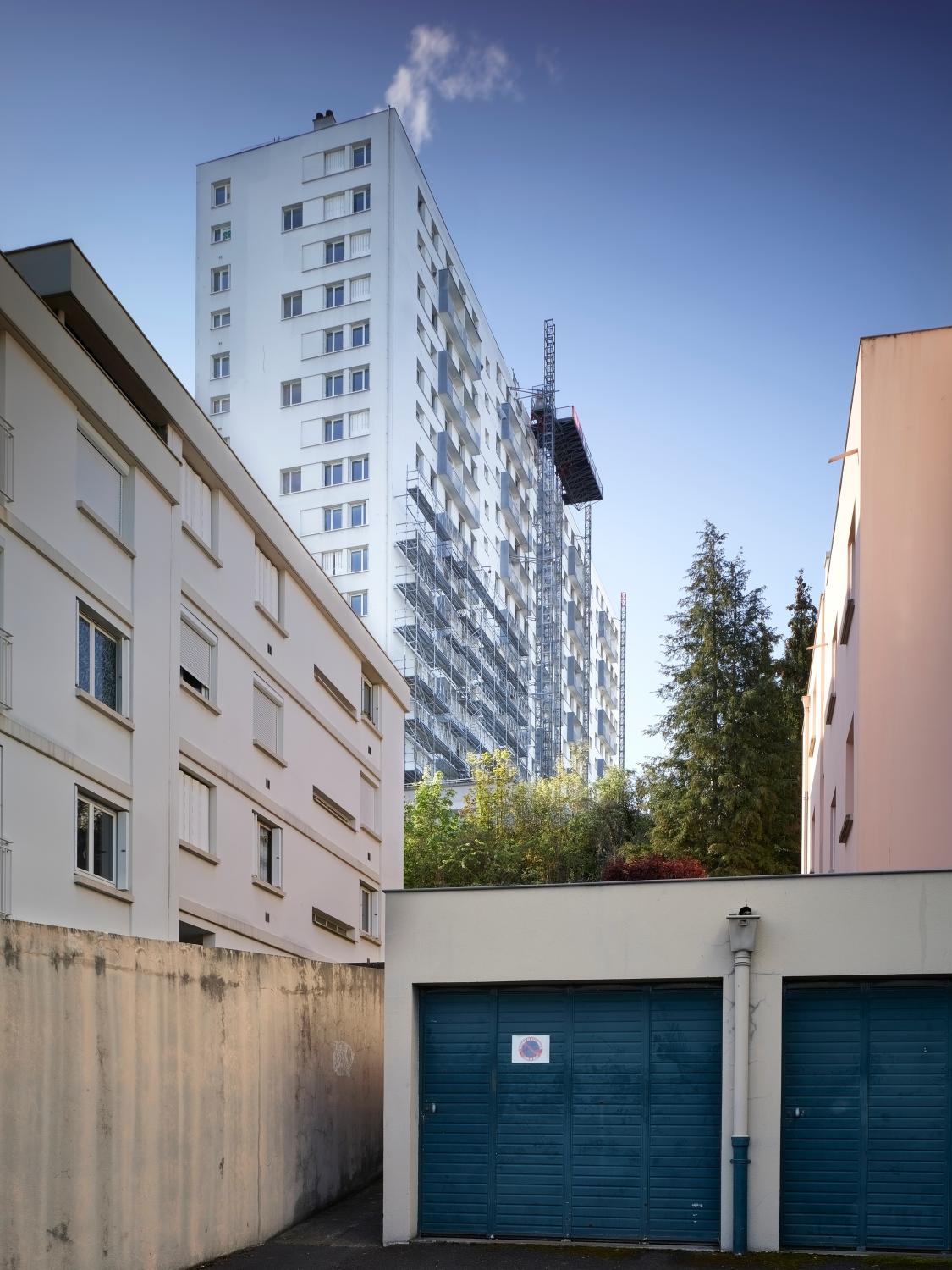 Grand ensemble du quartier Saint-Jacques nord de Clermont-Ferrand