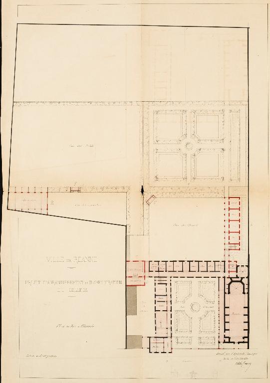 Manoir de Chènevoux, puis collège de jésuites, puis école centrale, puis lycée de garçons, actuellement lycée d'enseignement secondaire Jean-Puy