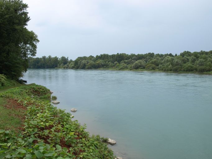 Ensemble des bacs à rames et bac à traille d'Anthon (disparus)