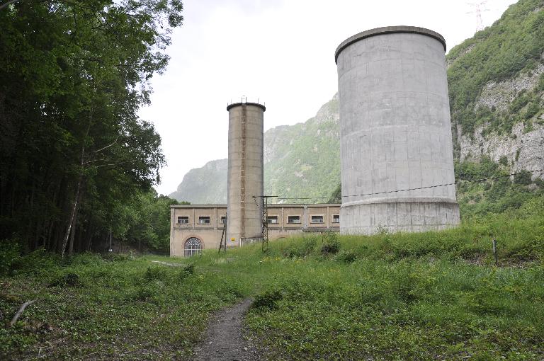 centrale et barrage des Clavaux, basse-vallée de la Romanche