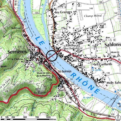 Pont routier de Sablons, ou pont routier de Serrières