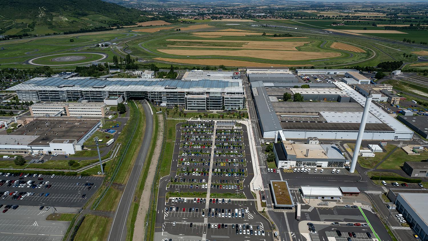 Usine de pneumatiques Michelin, site de Ladoux.