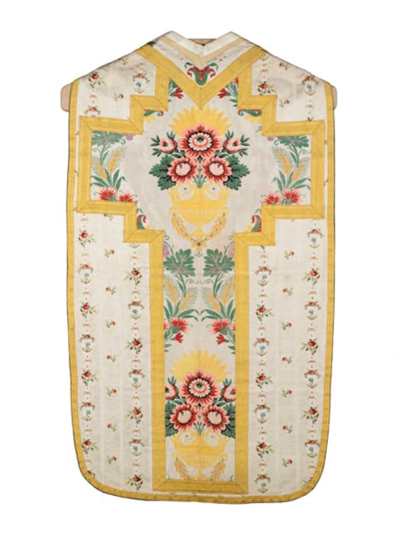 chasuble, manipule : ornement blanc n°1