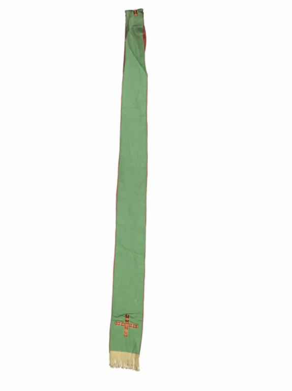 chasuble, étole : ornement vert n°2