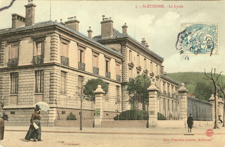 Lycée de garçons, actuellement lycée d'enseignement secondaire et supérieur Claude-Fauriel