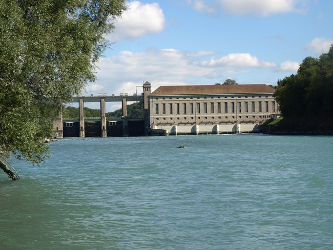 Barrage-usine hydroélectrique de Chancy-Pougny