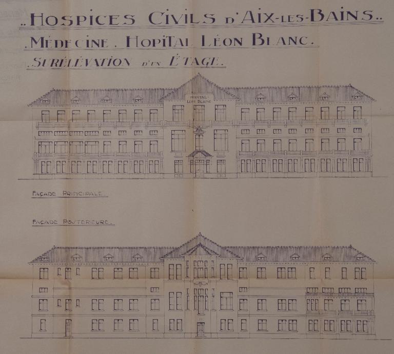 Hôpital, dit pavillon Léon Blanc