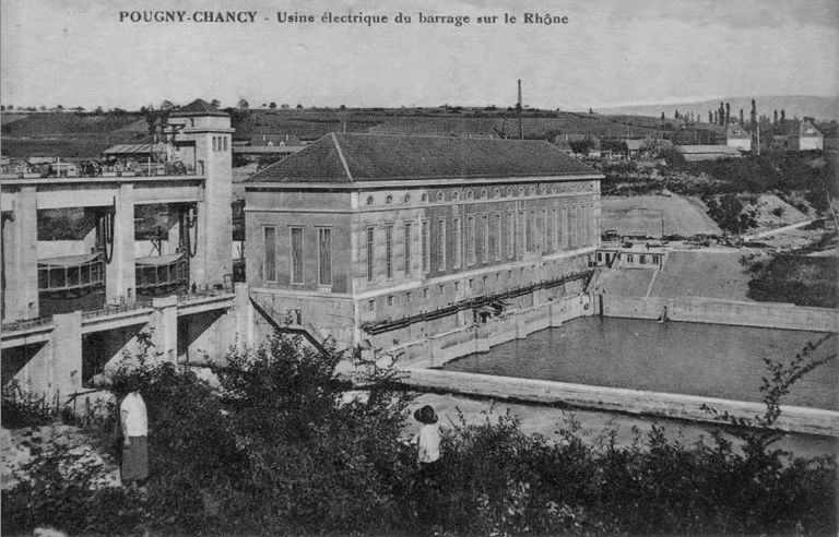 Barrage-usine hydroélectrique de Chancy-Pougny