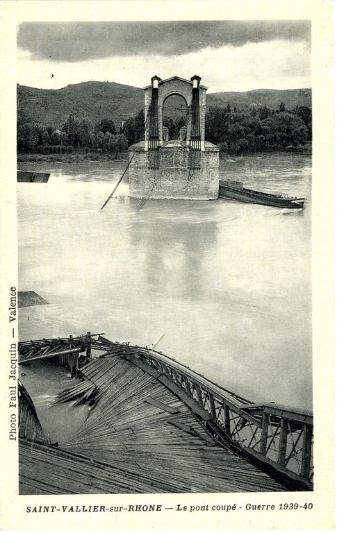 Pont routier de Saint-Vallier (détruit)