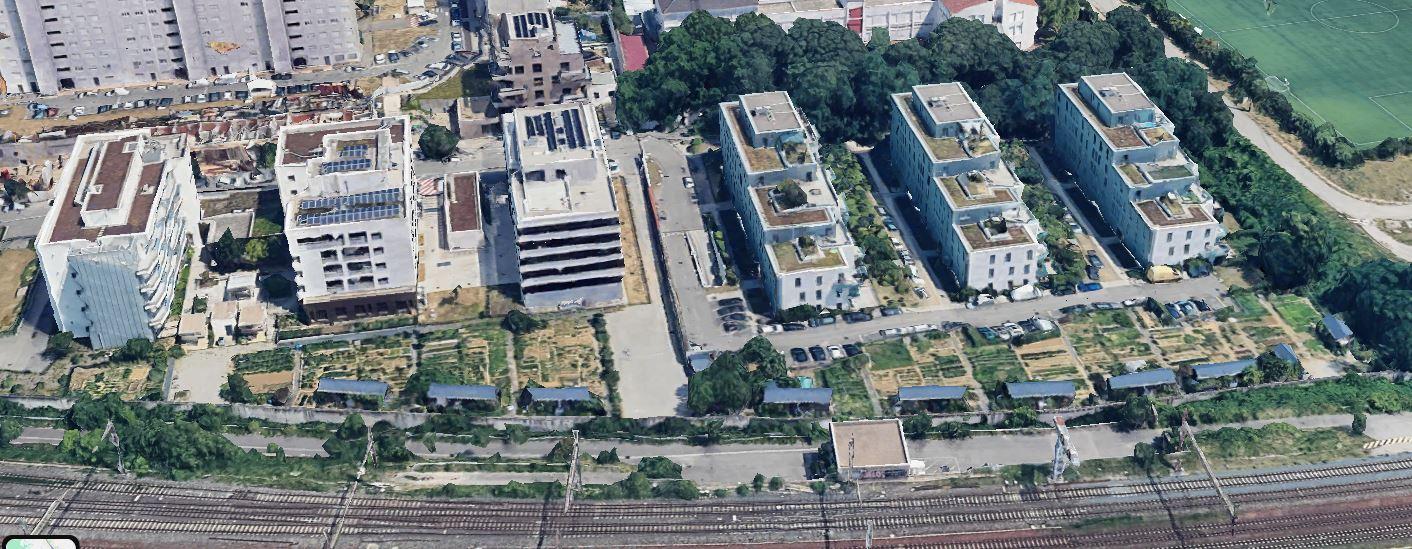 Jardins ouvriers/familiaux Challemel Lyon Gerland