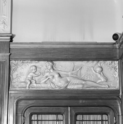 Quatre bas-reliefs (ensemble du salon Crinoline (aujourd'hui salon Gallé))